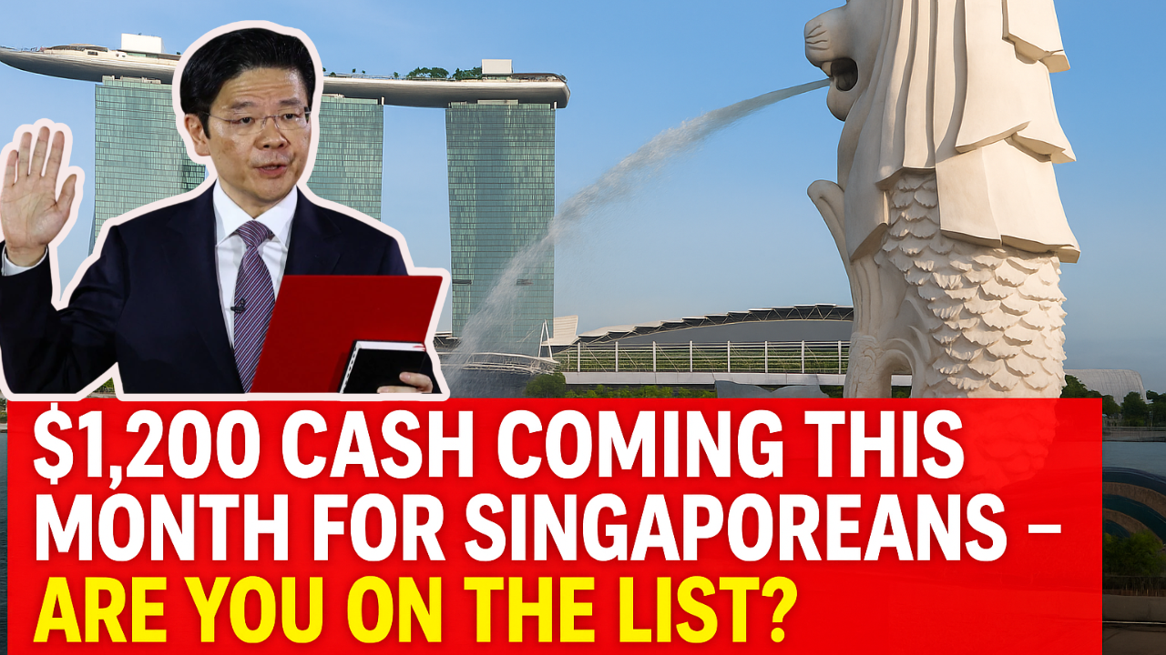 $1,200 Cash Drops in August for Singaporeans
